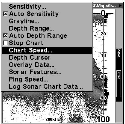 EAGLE SEACHARTER 480DF - Vitesse de Défilament - 1