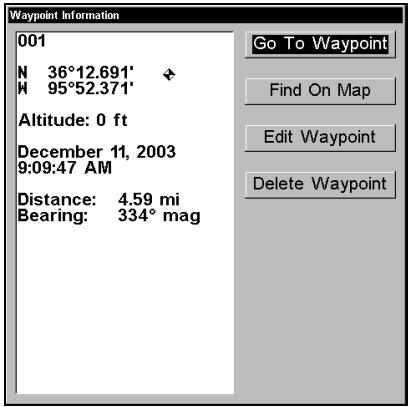 EAGLE SEACHARTER 480DF - Rechner des Waypoints - 6