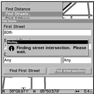 EAGLE SEACHARTER 480DF - Rechner une Intersection - 2