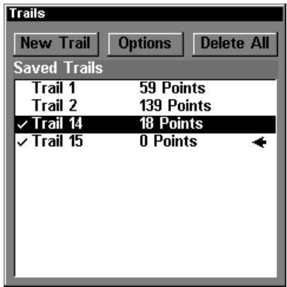 EAGLE SEACHARTER 480DF - Pour saugegarder un tracé - 4