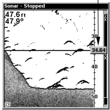 EAGLE SEACHARTER 480DF - Curseur de Profondeur - 2