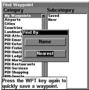 EAGLE SEACHARTER 480DF - Rechner des Waypoints - 2