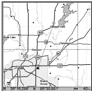 EAGLE SEACHARTER 480DF - Se Rendre à la Position du Curseur sur la Carte - 3