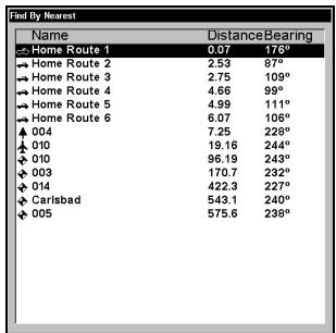 EAGLE SEACHARTER 480DF - Rechner des Waypoints - 5