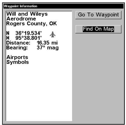 EAGLE SEACHARTER 480DF - Rechercher des Attractions (Map Places) ou des Centres d'Intérêts (POI) - 9