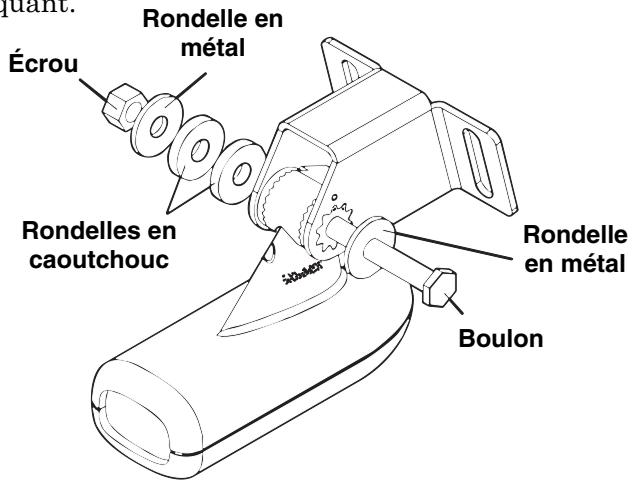 EAGLE SEAFINDER 240DF - Assemblage du transducteur. - 1