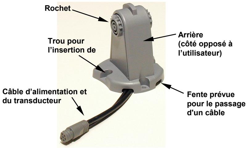 EAGLE SEAFINDER 245DS - Utiliser le Support de Montage à Dégagement Rapide - 1