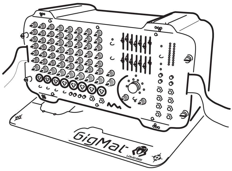 SOUNDCRAFT GIGRAC 1000ST - Remarque - Il est très important d'utiliser le GigMat uniquement sur une surface plane. - 1