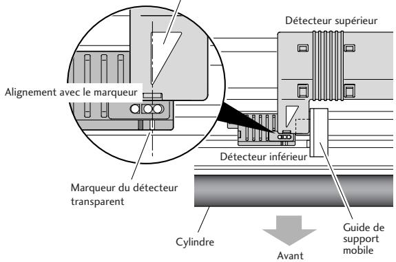 CITIZEN CLP-521 - Si vous utilisez des supports de taille et forme non-standard, vous devrez certainement changer la position habituelle des détecteurs de support. - 1