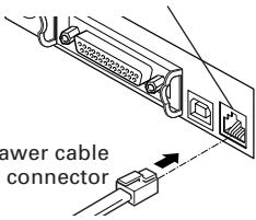 CITIZEN CT-S2000DC - Connecting the Cash Printer - 1