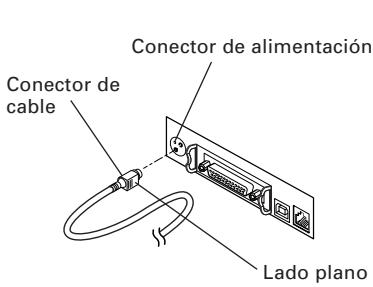 CITIZEN CT-S4000DC - Conexión del Cable de Alimentación de CA - 2