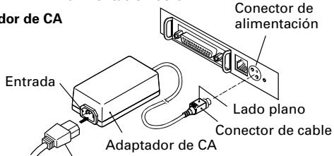CITIZEN CBM1000II - Conexión del adaptor de CA y del cable de alimentación de CA - 2