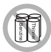 CITIZEN CBM1000II - Tenga en cuenta las precauaciones siguientes para la fuente de alimentacion y el cable de alimentacion: - 6