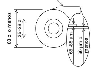 CITIZEN CBM1000II - Hoja tírmica para etiquetas (detección de separación de etiquetas) * Sólo L-Spec. - 3