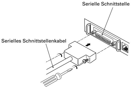 CITIZEN CBM1000II - Anschlieben der Schnittstellenkabel - 1