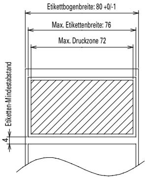 CITIZEN CBM1000II - * Nur Etikettenspezifikation - 1
