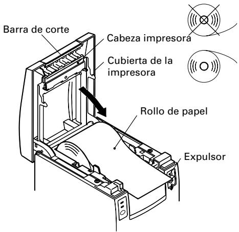 CITIZEN CBM1000II - Colocación/cambio de rollos de papel - 1