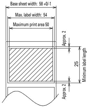 CITIZEN CBM1000II - Print Paper Specifications and Print Position - 5