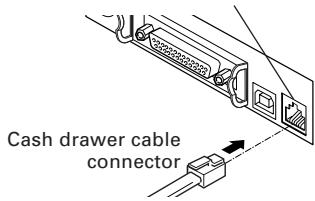 CITIZEN CT-S2000L - Connecting the Cash Printer - 1