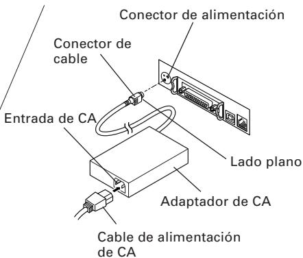 CITIZEN CT-S2000L - Conexión del Cable de Alimentación de CA - 2