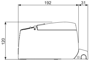 CITIZEN CT-S601 - External Views and Dimensions - 6