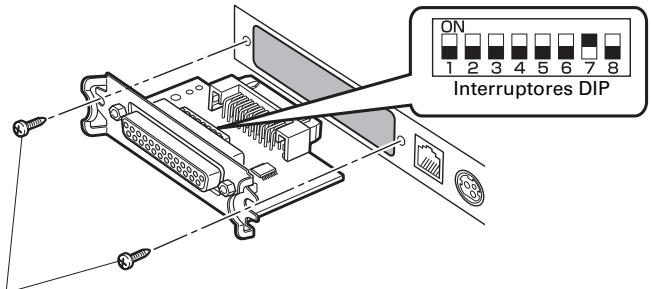 CITIZEN CT-S601 - Ajuste de los interruptores DIP en la placá de interfaz série - 1