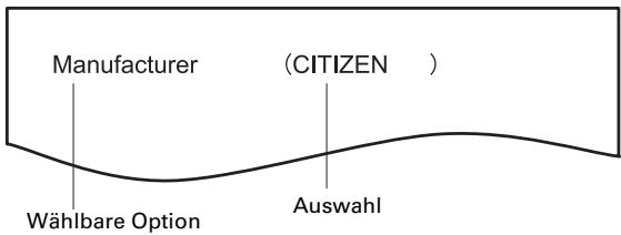 CITIZEN CT-S601 - Schnelleinstellungsmodus - 1