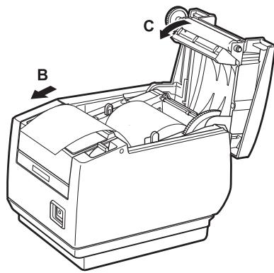 CITIZEN CT-S601 - Chargement du papier - 4