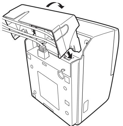 CITIZEN CT-S601 - Anbringen der Schnittstellenabdeckung - 1