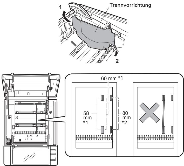 CITIZEN CT-S601 - Trennvorrichtung für Papierrollen - 1