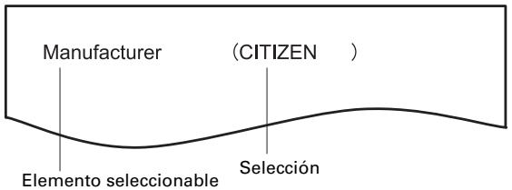 CITIZEN CT-S601 - Modo de configuración - 1