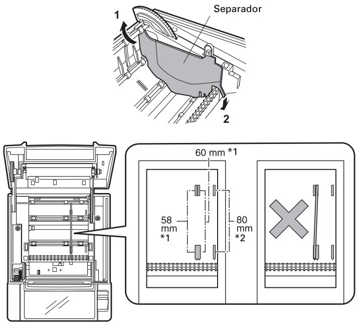 CITIZEN CT-S601 - Separador para rollo de papel - 1