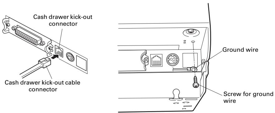 CITIZEN CT-S601 - Connecting the Cash Printer - 1