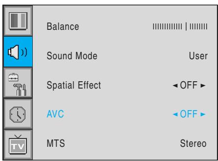 INFOCUS TD32 - AVC (Contrôle automatique du volume) - 6