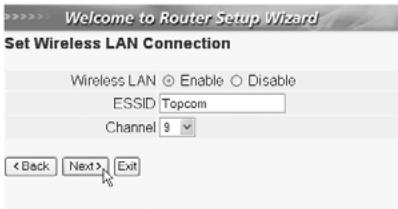 TOPCOM SKYR@CER WBR 254G - PARAMÉTRER LE ROUTEUR À BANDE LARGE - 12