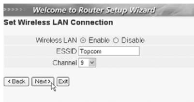 TOPCOM SKYR@CER WBR 254G - SETUP THE BROADBAND ROUTER - 12