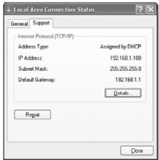 TOPCOM SKYR@CER WBR 254G - VERIFIQUE A CONFIGURAÇÃO IP DO SEU PC - 2