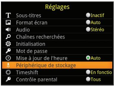 OPTEX ORS 9976 - 1.2.a) Sélection de votre périphérique de stockage - 2