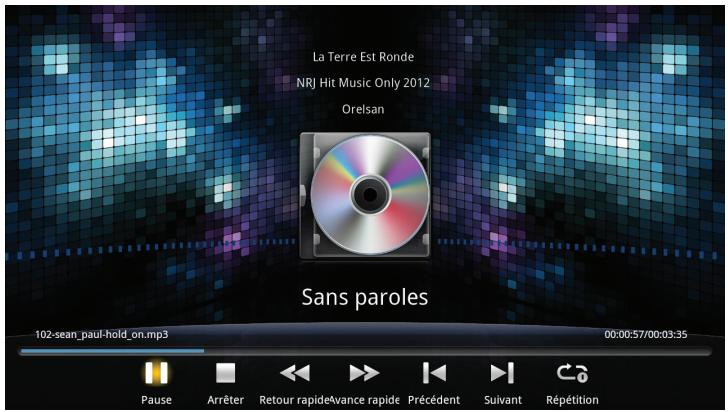 OPTEX ORS 9976 - V.3.a) Ecouter une musique - 3