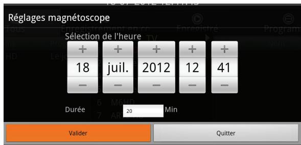 OPTEX ORS 9976 - I.1.g) Gestion des enregistrements - 3