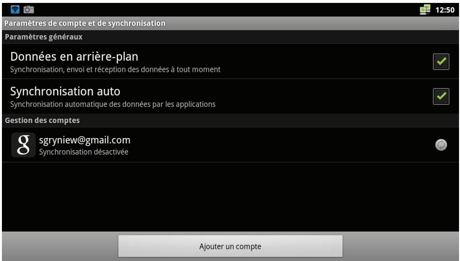 OPTEX ORS 9976 - II.6) Vos comptes et synchronisation de données - 1