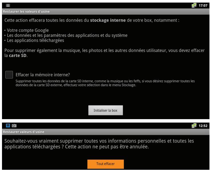 OPTEX ORS 9976 - II.7) Initialisation usine et sauvegarde - 2