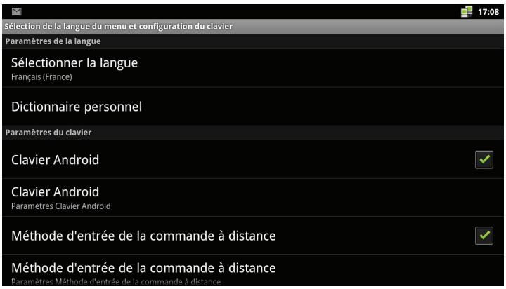 OPTEX ORS 9976 - II.9) Langue et Clavier - 1
