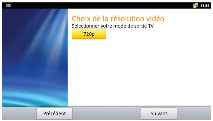 OPTEX ORS 9976 - F.2.b) Choix de la résolution vidéo - 1