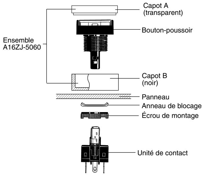 OMRON A16 - Montage du capot anti-poussière A16Z - 1