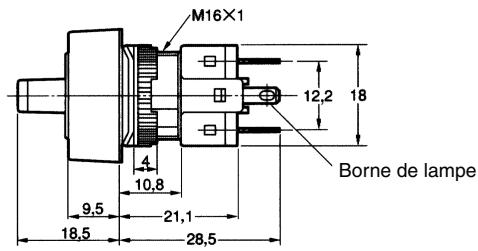 OMRON A165S - ■ Sélecteurs à bouton sans réducteur de tension - 2