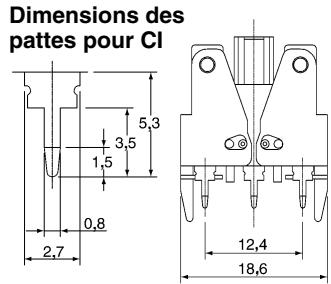 OMRON A165S - Modèles non lumineux avec pattes pour Cl - 4