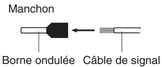 OMRON CJ - Fixation des bornes serties - 1
