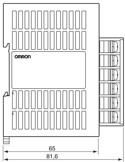 OMRON CJ - Dimensions des cartes - 11