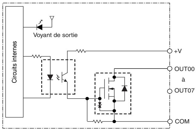 OMRON CJ - Connexions des borniers - 2